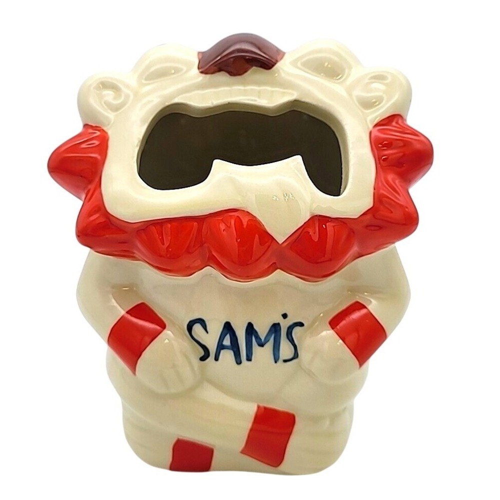 Sam's Restaurant Lion Fu Dog Tiki‎ Mug Ryukyu Islands, Okinawa Japan